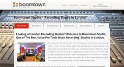 Desktop Screenshot of boomtownstudio.co.uk