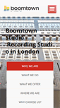 Mobile Screenshot of boomtownstudio.co.uk